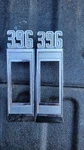 Oem Chevrolet 396 Chrome Emblem 3950774 Vintage 1960S Chevy Metal. Fixed Price $20.00.