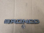Ford Oem 1980-1986 Bronco Front Fender Emblem Badge Logo Name E2TB-16B114-AB. Fixed Price $37.99.