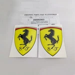Ferrari Resin Coated Vinyl Shield Sticker Decal Oem Set 95992903. Fixed Price $82.00.