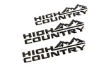 Genuine Gm Silverado High Country Emblems - Black 86539808. Fixed Price $109.00.