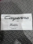 Porsche Cayenne Rear Trunk Emblem In Glossy Black 2011-2023. Fixed Price $65.00.