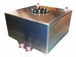 Rrc - 20 Gallon Custom Aluminum Fuel Cell Gas Tank With Sump And Fittings. Fixed Price $258.45.