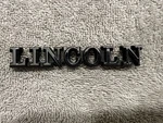 Lincoln Oem Chrome Black Metal 3/8" Emblem Badge Logo Name E1WE-5442550-AB 5S2. Fixed Price $7.00.