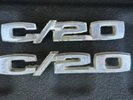 1969-1970 Chevy Truck C/20 Oem Original Emblems Chevrolet Pickup 3940814. Fixed Price $35.00.