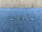 Infiniti QX30 2017-2019 Oem Trunk Rear Emblem Logo Badge Chrome Assembly. Fixed Price $24.95.