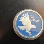 Vintage 1977 Buick Skyhawk Metal Car Badge Emblem Part No. 346573. Fixed Price $29.95.