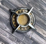 1960 61 Ford Galaxie Starliner Roof Pillar Emblem Oem C0AB-62517A20-A. Fixed Price $32.00.