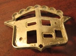 1955 Cadillac Hood Emblem Crest Badge Bezel 1463334. Fixed Price $31.99.