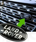 Rover Logo Emblem Badge 105MM Black Silver LR3 Discovery Freelander. Fixed Price $11.38.