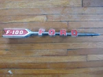 1960 Ford Pickup Truck F-100 Hood Side Emblem Original Name Plates. Fixed Price $189.86.