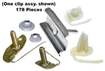 Chevy Impala Molding Clips Set Body Side 1964. Fixed Price $189.75.