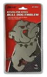 Pilot Bulldog Stick-on Emblem IP-3051 Stainless Steel 3D Auto Badge Chrome Look. Fixed Price $14.99.