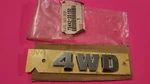 04 07 09 Toyota 4RUNNER 4WD Front Door Emblem 75442 35150. Fixed Price $25.00.
