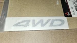 Genuine Oem Mitsubishi 4WD Decal For 2007-2025 Outlander. Fixed Price $15.00.