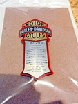 Harley Patented Shock Nameplate Curved Metal Oem Emblem Fxsts Flsts Springer New. Fixed Price $29.99.