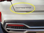 Rear Liftgate Small Sorento Emblem (silver) Fit Kia 2023 2024 2025 2026. Fixed Price $35.72.