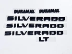 6 Pcs Gloss Black 2019-2023 Chevrolet Silverado Lt Duramax Emblem Badge Kits. Fixed Price $59.99.