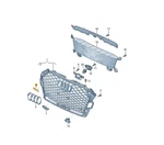 Genuine Audi Front Grille Emblem Badge 'RS5' Chrome 8W6853736C2ZZ. Fixed Price $61.41.