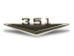 351 Mustang Emblem Badge 1964 1965 1966 V8 Convertible Fastback Coupe. Fixed Price $65.55.