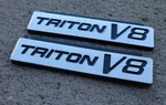 Ford Triton V8 Emblem Set Badge Logo F-150 F150 Side Fender Oem Genuine Original. Fixed Price $19.99.