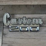 1972-1976 Dodge Truck Custom 200 Fender Nameplate Emblem Badge 3498346. Fixed Price $49.97.