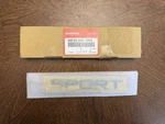 23 24 25 Hr-v & Pilot Genuine Honda Gloss Black Sport Emblem 08F20-3V0-100B. Fixed Price $39.99.