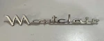 1964 Mercury Montclaire Emblem Badge Script Trim Chrome Vintage Metal Race. Fixed Price $72.96.