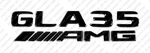 Black Gloss Emblems Badges Logos Letters For Mercedes-benz GLA35 Amg X247 H247. Fixed Price $27.99.