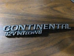 Lincoln Continental 32V Intech V8 Emblem Badge Logo Oem One Guide Pin Missing. Fixed Price $6.50.