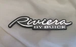 Nos New Gm 1995 97 98 Riviera By Buick Emblem Nameplate Script 25603396. Fixed Price $25.50.
