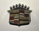 1973-74 Cadillac Hood Emblem (gm Part #1600858) Original. Fixed Price $19.95.