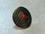 Mercedes-benz W114 W115 Red & Black Carbon Fiber Effect Oem Grille Star Emblem. Fixed Price $97.00.
