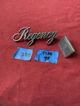 1983 Oldsmobile Ninety Eight Regency Brougham Fender Silver Emblems (230). Fixed Price $21.00.