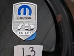 2012 Mopar 75 Year Anniversary Fender Emblem .. 68184693AA. Fixed Price $65.00.