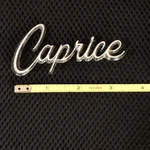 Vintage Original Chevy Caprice Emblem. Fixed Price $55.00.