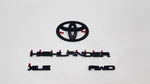 Toyota Highlander 2020-2026 Xle Awd Blackout Emblem Overlay Kit Genuine Oem. Fixed Price $99.99.