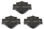 Three Rear Tailgate Emblem Badge Decal Fits Ford Super Duty Harley Davidson. Fixed Price $139.99.