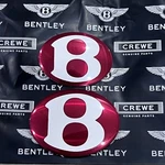 Hood & Trunk Emblem Badge For Bentley Continental Gtc Flying Spur 3W8854512. Fixed Price $82.00.