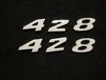 Ford 428CJ 428PI Engine Id Fender Hood Scoop Quarter Trunk Emblems - White. Fixed Price $24.99.