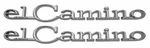 Bedside Emblems Amd Fits Chevrolet El Camino T-4850. Fixed Price $205.45.