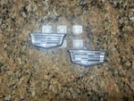 Oem 2021-2024 Cadillac Escalade Silver Center Pillar Emblem 84859041. Fixed Price $60.00.