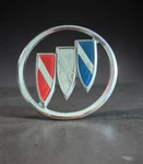1988 Buick Grille Emblem 4-1/8" Gm Part 25525174 Tri-shield Badge. Fixed Price $12.95.