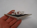 1965 Ford Mustang V Script Fender Emblem C30B16C144A KBC21325. Fixed Price $18.95.