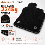 Drivers Car Mat For Toyota Yaris Cross Hybrid 2020+ High Quality Black. Fixed Price $31.42.
