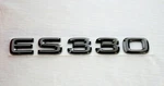 For 2004-2006 Lexus "ES330" Black Pearl Plated Emblem Letters 75442-33250. Fixed Price $59.00.