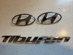 2003 - 2008 Hyundai Tiburon Chrome Rear Trunk Front Emblem Logo Nameplate Oem. Fixed Price $25.99.