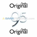 Saab 9-5 Wagon Trunk Tailgate Emblem 95 99-09 Sportcombi New Genuine Oem 4833463. Fixed Price $54.99.