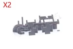 Genuine Vw Golf R32 Gti Rabbit Variant 4MOTION 2PCS Lettering 1J6853679CFDY. Fixed Price $72.82.