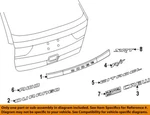 Chrysler Oem 11-17 Charger Lift Gate Exterior Trim-nameplate 5156123AA. Fixed Price $66.78.
