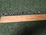 Ford Oem 1998-2002 Crown Victoria Lx Rear Trunk Emblem Badge Logo Nameplate 3M3. Fixed Price $39.99.